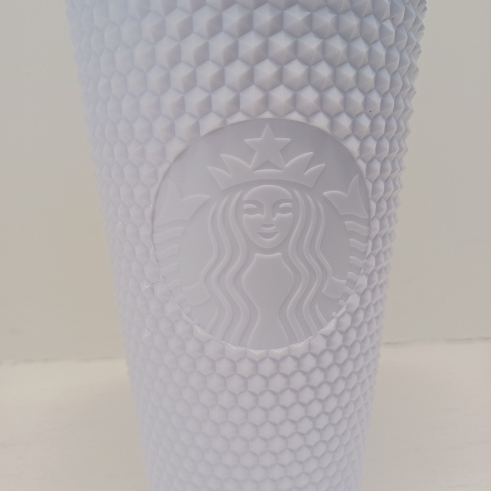 Starbucks Studded White 16 oz Tumbler Perfect For Ice Coffees
